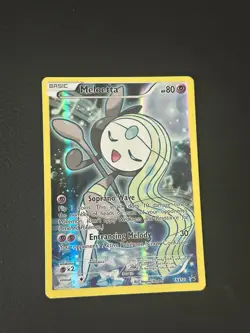 Meloetta XY120 Full Art Black Star Promo Pokemon Card M/NM - Image 1