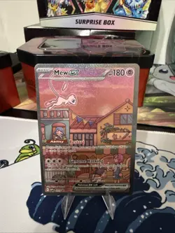 Pokemon TCG Mew EX 053 Holo Black Star Promo Card Scarlet Violet - Image 1