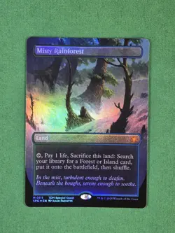 MTG Misty Rainforest (Borderless) FOIL Special Guests Magic The Gathering - Image 3