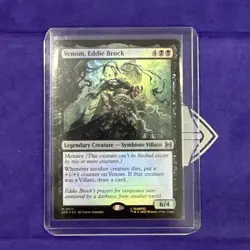 Venom, Eddie Brock - 0012 - M - Foil - Marvel's Spider-Man - MTG - NM/M - Image 1