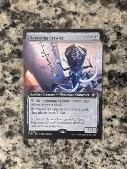 MTG Scrawling Crawler - Extended Art, NM-Mint, English Foundations - Image 1