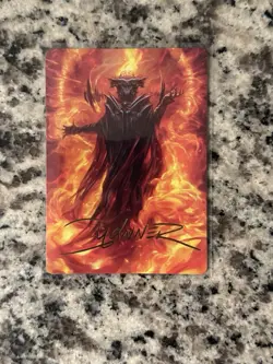 Sauron, the Dark Lord -Gold-Stamped Signature LTR ART SERIES MTG - Image 1