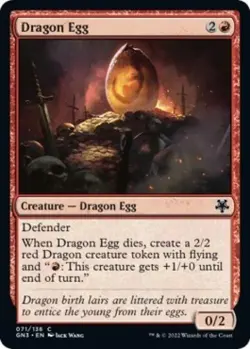 Dragon Egg - Light Play MTG Magic Game Night: Free-For-All - Image 1