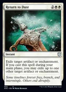 Return to Dust - Near Mint MTG Commander 2021 Kaldheim - Image 1