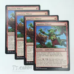 Impulsive Pilferer x4 Playset 4x MTG Magic the Gathering Commander Legends CMR - Image 1