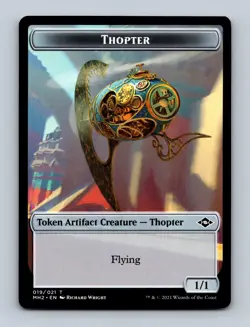 Thopter // Zombie Army Double-Sided Token Modern Horizons 2 Non-Foil MTG NM - Image 1