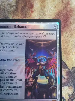 MTG: Final Fantasy Summon Bahamut Mythic Card Foil - Image 5