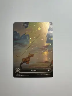 MTG Edge Of Eternities - Plains Borderless GALAXY FOIL - EOE 0367 NM - Image 1
