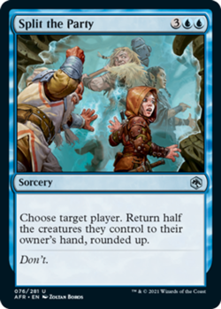 x4 Split the Party - Forgotten Realms - NM - MTG - Image 1