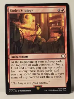 Stolen Strategy from Fallout, Magic the Gathering, MTG, R0192 - Image 1