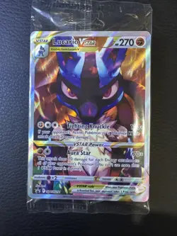 2023 Pokemon SWSH Promo Lucario VSTAR #SWSH291 SEALED - Image 1