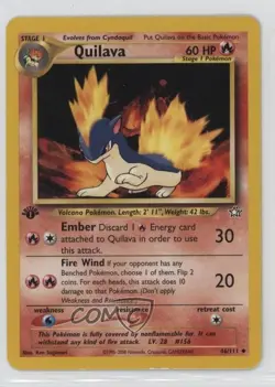 Quilava 1st Ed. Pokemon Neo Genesis #46 2000 - Image 1