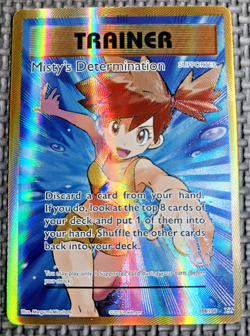 2016 Pokemon Evolutions #108 Misty's Determination Full art LP+ - Image 1