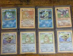 Pokemon TCG VINTAGE HOLO LOT- BLASTOISE BASE SET - 8 Total Holographics WOTC - Image 1