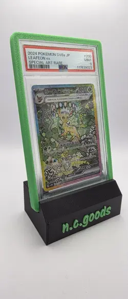 Leafeon ex SAR 200/187 Pokemon JP Sv8a Terastal Festival ex PSA 9 MINT! - Image 3