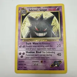 2000 Pokemon Gym Challenge Sabrina's Gengar #29/132 - Image 2