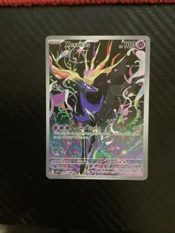 Pokemon TCG Xerneas 091/086 Chaos Rising Illustration Rare Holo Card NM - Image 1