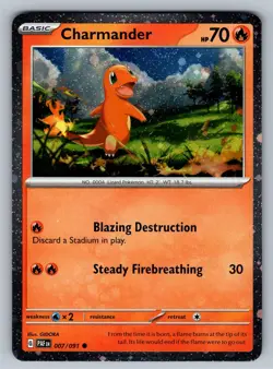 Charmander 007/091 Holo Common Miscellaneous Cards & Products Pokemon Near Mint - Image 1