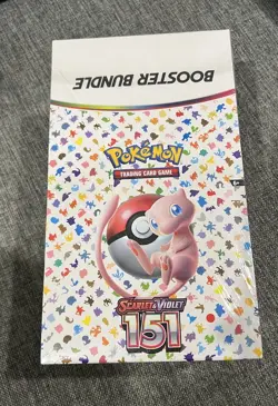 Pokemon 151 Booster Bundle Sealed Display Case (10x Bundles) * TEAR IN SEAL* - Image 1
