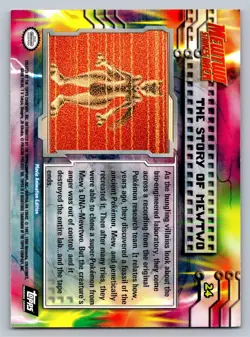 The Story Of Mewtwo #24 Topps The First Movie Trading Cards Pokemon LP - Image 2