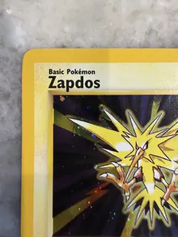 Pokemon TCG Zapdos Base Set 2 Holo Unlimited Rare Card 20/130 - Image 2