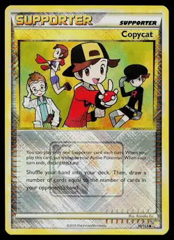 Pokemon Card - Copycat (League Promo) Crosshatch 90/123 Holo Reverse Holo Promo - Image 1