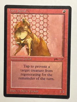 Hurr Jackal MTG Arabian Nights 1993 Magic NM - Image 1