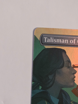 Talisman of Curiosity - P0430 Foil - Secrets of Strixhaven - Slight Print Error - Image 3