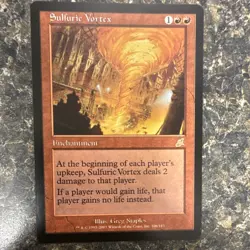 Sulfuric Vortex Magic: The Gathering Scourge 106/143 Enchantment Red Rare EN - Image 1