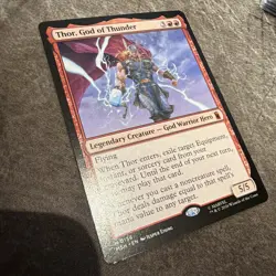 Thor, God of Thunder 156 MTG MSH Marvel Super Heroes Regular NM - Image 3