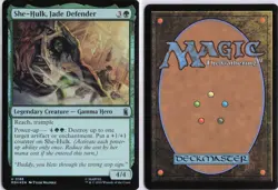 She-Hulk, Jade Defender 188 Marvel Super Heroes Magic: The Gathering Foil NM - Image 3