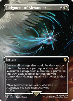 Judgment of Alexander (FOIL) x1 - MTG Final Fantasy Commander FIC #455 - Image 1