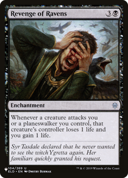 Revenge of Ravens (REGULAR) x1 - MTG The List PLST #ELD-104 - Image 1