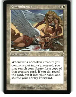 Magic the Gathering - Urza's Saga Remembrance 1998 34 Rare - Image 1