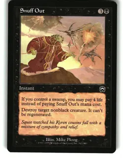 Magic the Gathering - Mercadian Masques Snuff Out 162 Common 1999 - Image 1