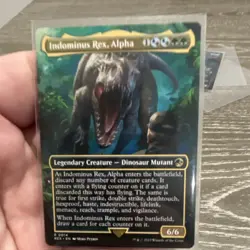 Wizards of the Coast Indominus Rex, Alpha R0014 nonfoil Borderless Rare EN 2023 - Image 1