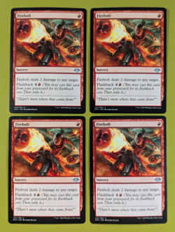 Firebolt x4 Modern Horizons 4x Playset Magic the Gathering MTG - Image 1