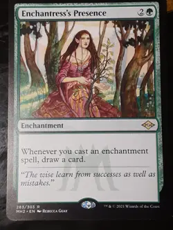 Enchantress' Presence , Modern Horizons 2 , Near Mint ,MTG, FREE SHIPPING - Image 1
