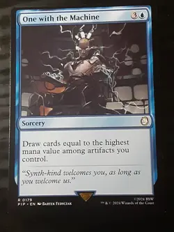 One with the Machine , Commander FALLOUT , NM,MTG ,FREE SHIPPING - Image 1
