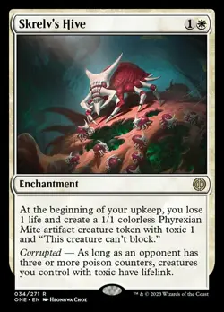 MTG Skrelv's Hive - Foil, Phyrexia: All Will Be One, Lightly Played, English - Image 1