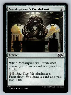 Metalspinner's Puzzleknot 755 Foundations Jumpstart Magic: The Gathering NM - Image 1