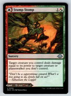 Stump Stomp 259 NM Modern Horizons 3 MTG - Image 1