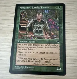 Wizards of the Coast Eladamri, Lord of Leaves Tempest Rare Summon Legend Green - Image 1