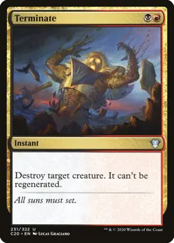 MTG Terminate ** Commander 2020 ** English (NM) - Image 1