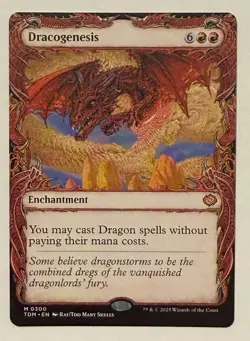 Dracogenesis Showcase - Mythic - Tarkir: Dragonstorm MTG Magic the Gathering - Image 1