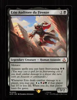 EZIO AUDITORE DA FIRENZE 25 Mythic Universes Beyond: Assassin's Creed LP - Image 1