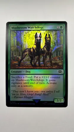 MTG Lord of the Rings Mushroom Watchdogs Foil #180 LOTR Magic the Gathering - Image 1