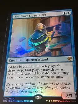 Academy Loremaster FOIL , Dominaria United ,NM,MTG,FREE SHIPPING - Image 2