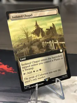 1 x Isolated Chapel - Extended Art - Universes Beyond: Fallout - NM-Mint - MTG - Image 1