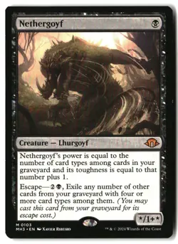 MTG Nethergoyf [MH3 - 103] LP - Image 2
